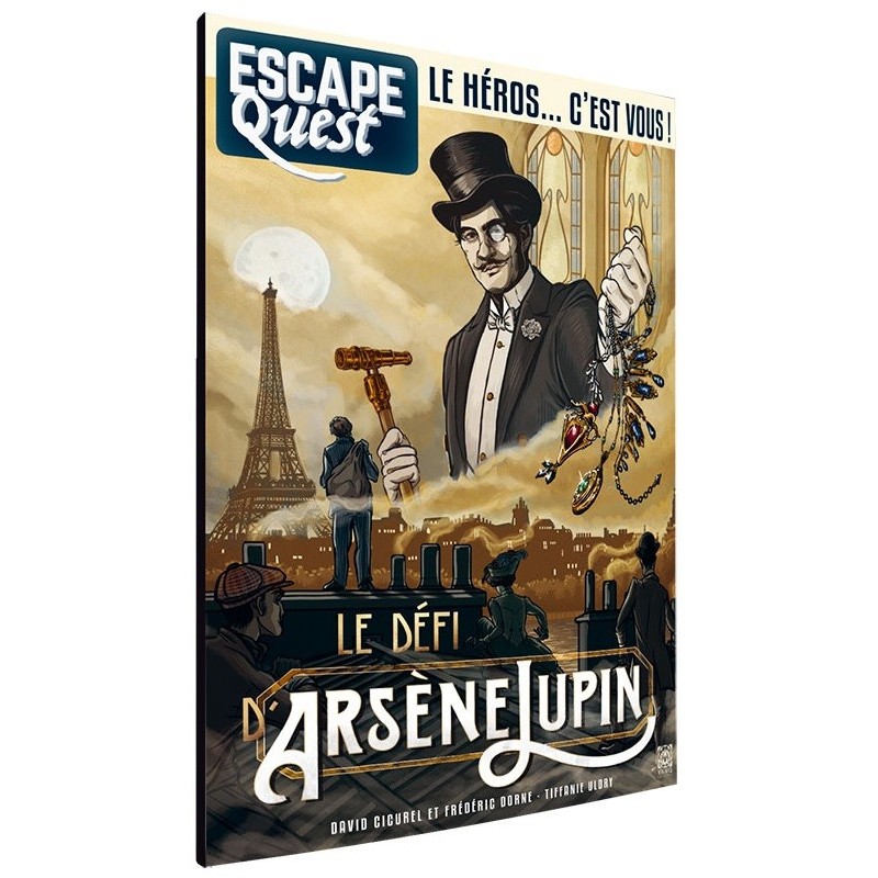 Escape Quest-Tome 4 - Le défi d'Arsène Lupin un jeu Don't Panic Games