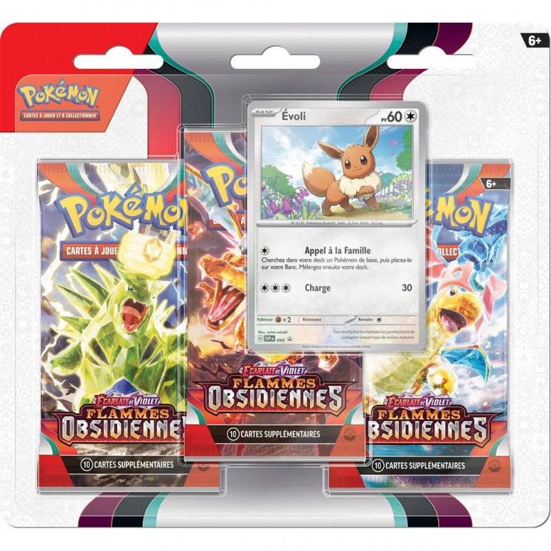 Cartes Pokémon Coffret dresseur d'Elite Ecarlate & Violet ETB EV03 Flammes  Obsidiennes à 56,90€