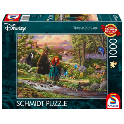 Puzzle Disney 1000 pièces - Rebelle, Merida, la légende des Hautes Terres