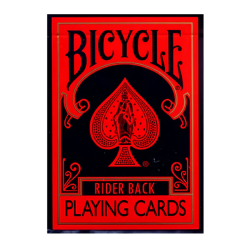 Jeu de 54 cartes - Bicycle - Reverse Rouge et Noir