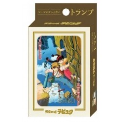 Jeu de 54 Cartes Ghibli – Le Château dans le ciel