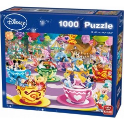 Puzzle 1000 pièces -  Mad tea cups Disney