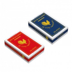 Jeu de 54 cartes Le Coq Imperial 100% plastique