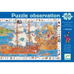 Puzzle Observation 100 pièces - Pirates