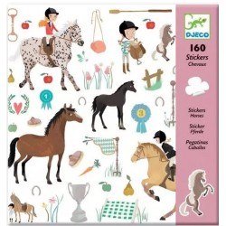 160 Stickers Chevaux