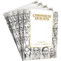 Chroniques oubliées 2 : Pack de 5 Dossiers de personnage